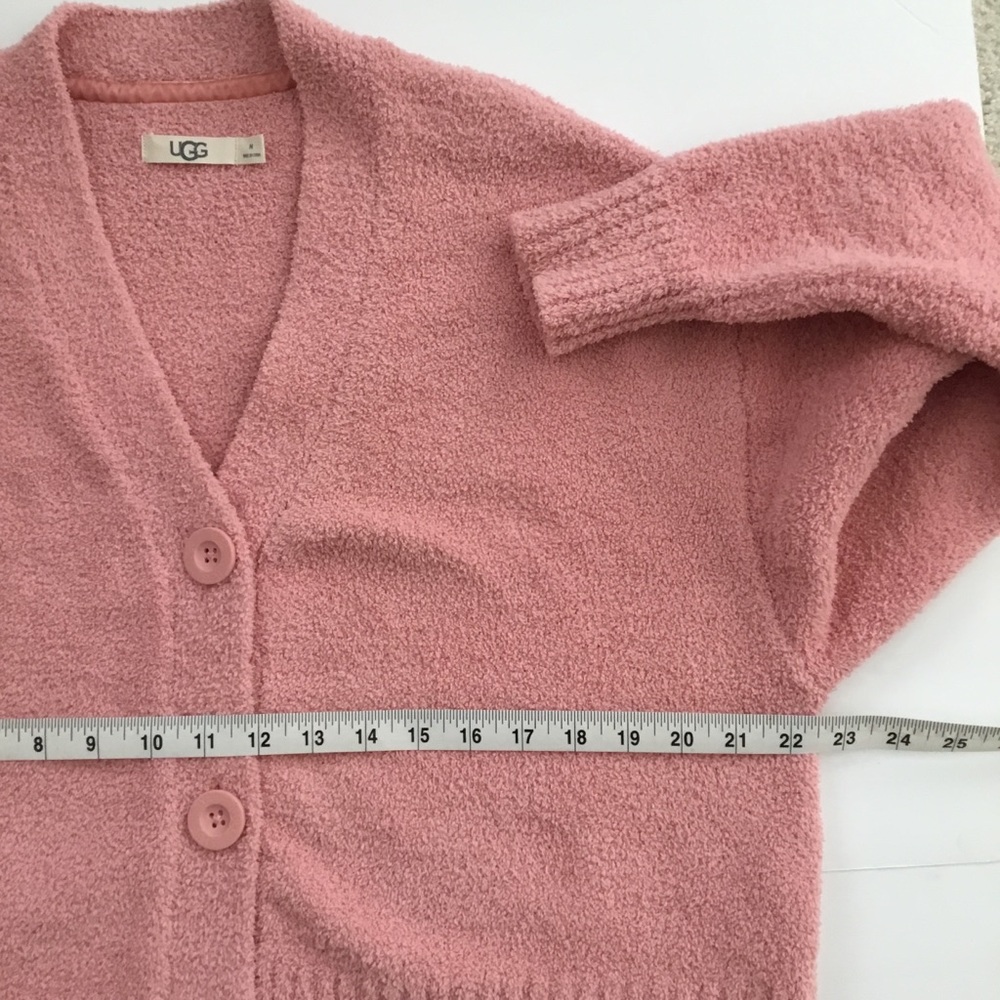 UGG Nyomi Cardigan Sweater Pink Size M - Picture 9 of 12